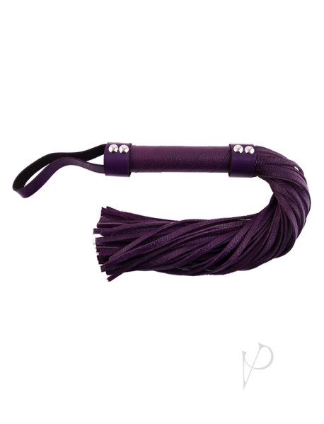 Rouge Short Leather Flogger Pur