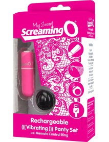 My Secret Remote C Panty Rechr Pnk-indiv