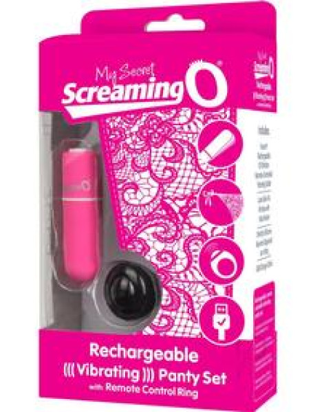 My Secret Remote C Panty Rechr Pnk-indiv