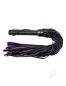 Rouge Long Leather Flogger Blk/prp