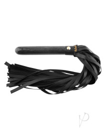 Rouge Marble Handle Flogger Black