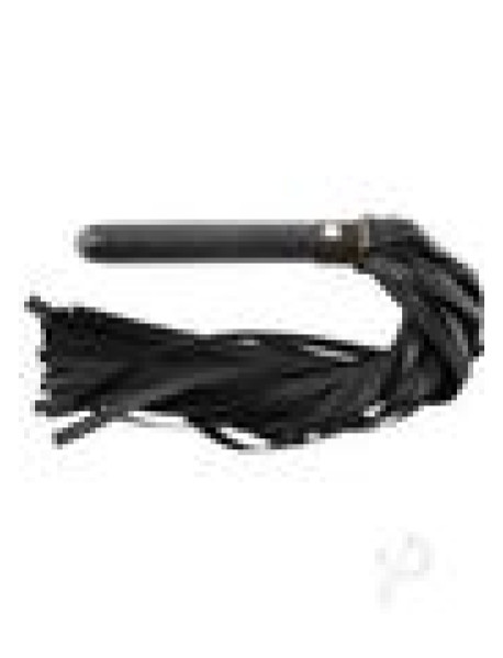 Rouge Marble Handle Flogger Black