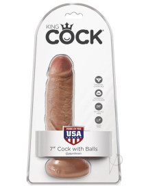 Kc 7 Cock W/balls Tan