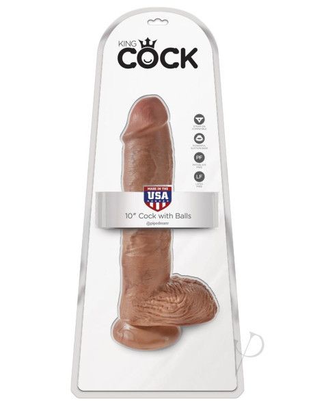 Kc 10 Cock W/balls Tan