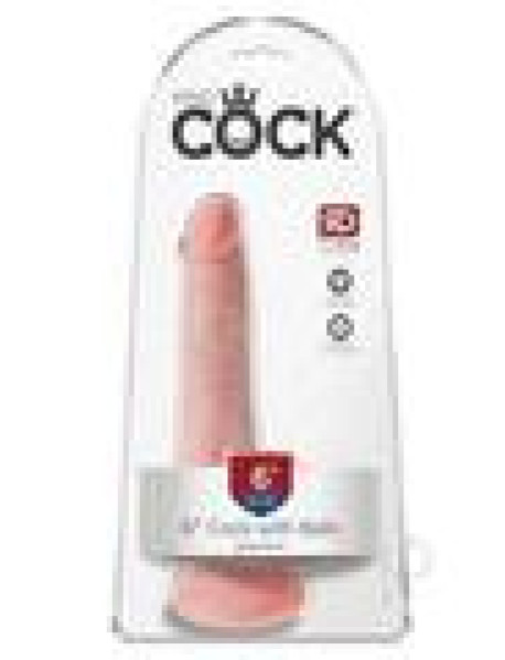 Kc 6 Cock W/balls Flesh Kc 6 Cock W/balls Flesh
