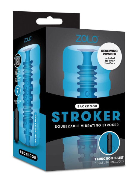 Zolo Backdoor Squeezable Vibe Stroker