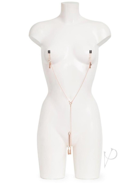 Fsf All Sensation Nipple And Clit Chain