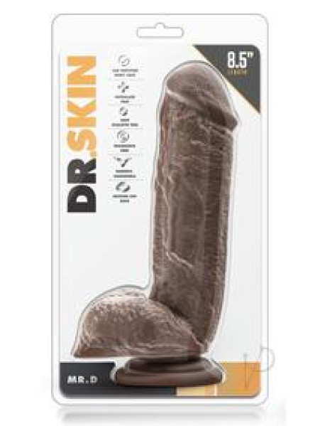 Dr Skin Mr D 8.5 Dildo Chocolate
