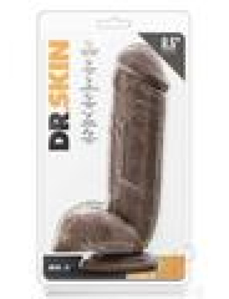 Dr Skin Mr D 8.5 Dildo Chocolate