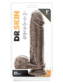Dr Skin Mr Magic 9 Dildo Chocolate