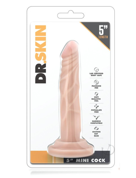 Dr Skin 5 Mini Cock Beige Dr Skin 5 Mini Cock Beige