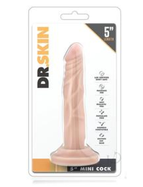 Dr Skin 5 Mini Cock Beige Dr Skin 5 Mini Cock Beige
