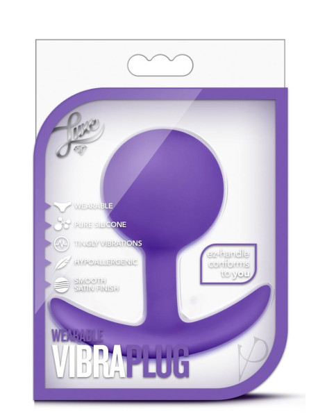 Luxe Wearable Vibra Plug Purple
