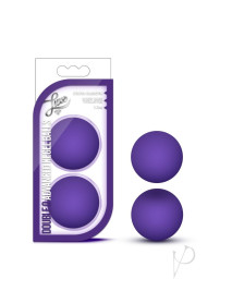 Luxe Double O Advanced Kegel Balls Purp