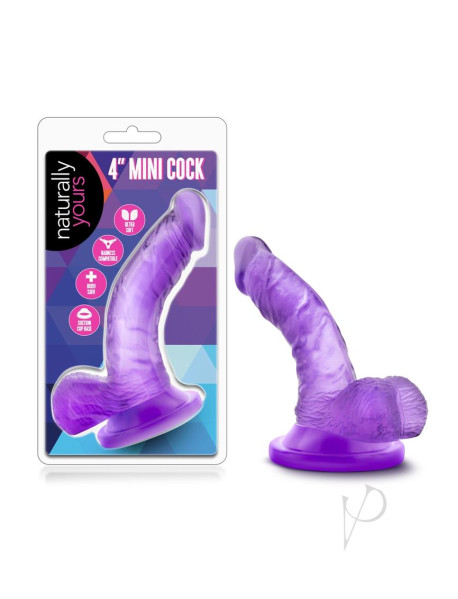 Naturally Yours 4 Mini Cock Purple