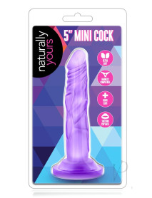 Naturally Yours 5 Mini Cock Purple