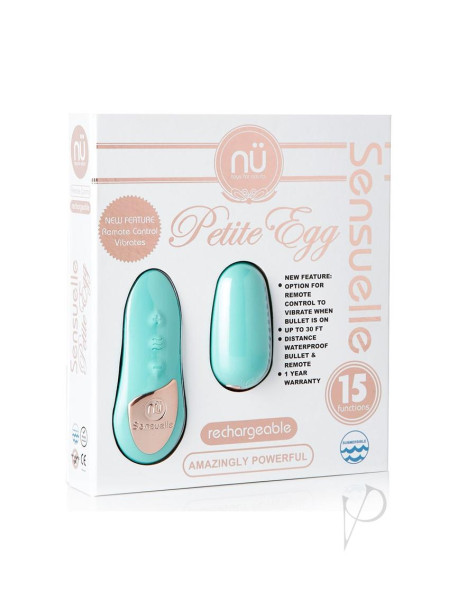 Sensuelle Remote 15 Func Petite Egg Tblu