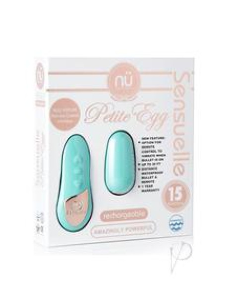 Sensuelle Remote 15 Func Petite Egg Tblu
