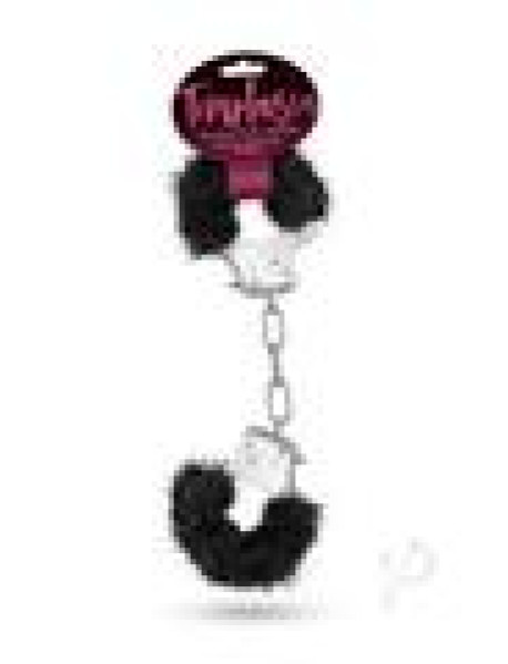 Temptasia Plush Fur Cuffs Black
