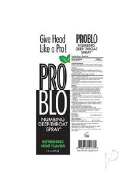 Problo Numbing Spray Mint