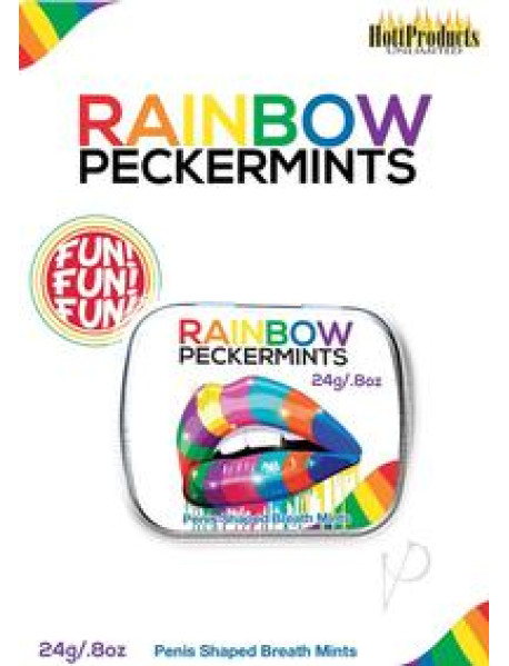 Rainbow Peckermints In Tin Carded Rainbow Peckermints In Tin Carded