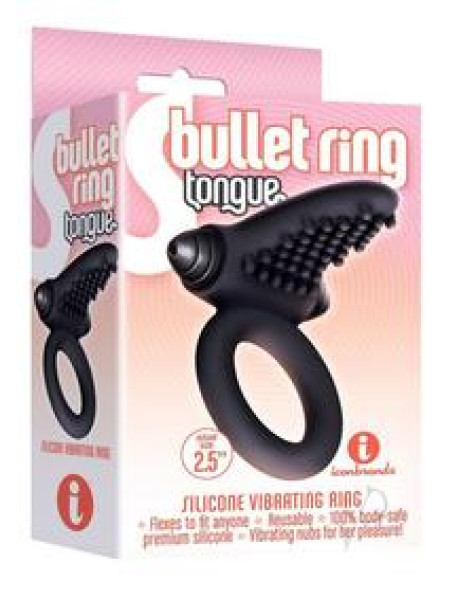 The 9 S Bullet Ring Tongue