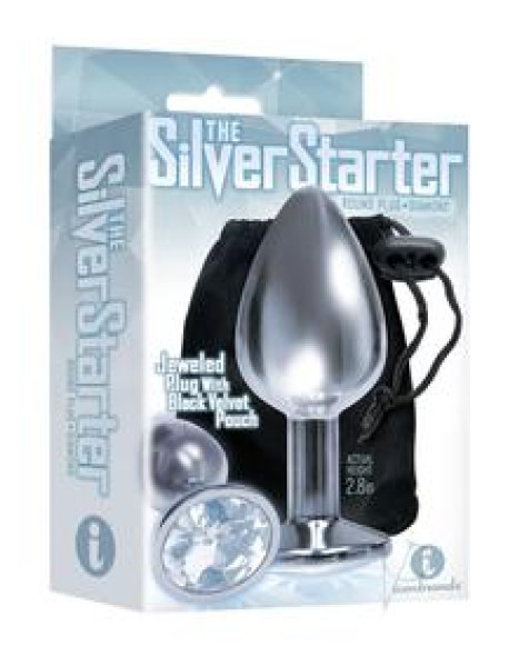 The 9 Silver Starter Plug Diamond