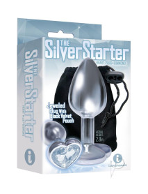 The 9 Silver Starter Heart Plug Diamond