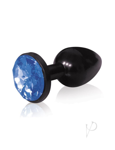 The 9 Bejewled Stainless Plug Cobalt