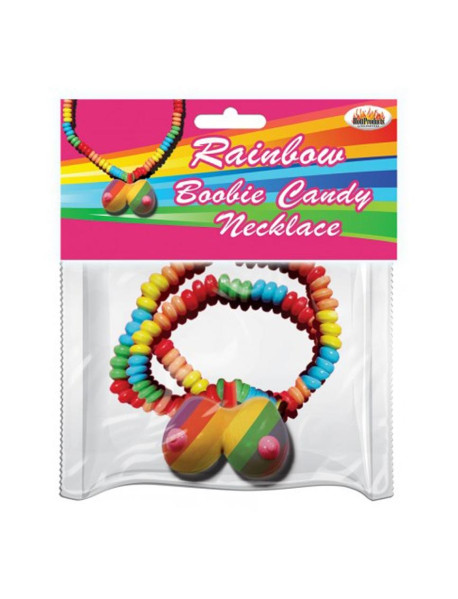 Rainbow Boobie Candy Necklace