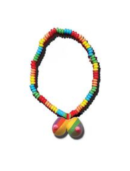 Rainbow Boobie Candy Necklace