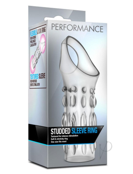 Performance Studded Sleeve Ring Clear