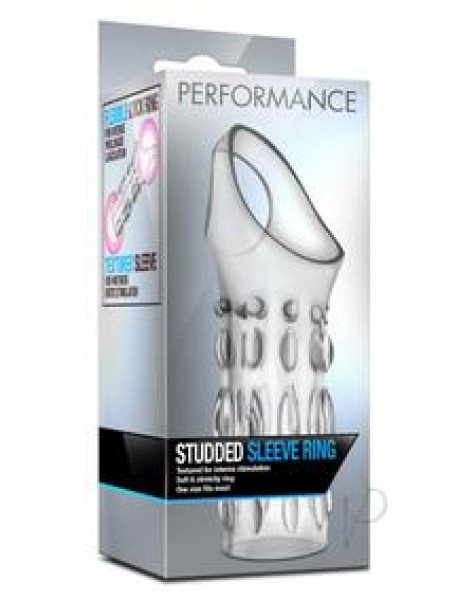 Performance Studded Sleeve Ring Clear