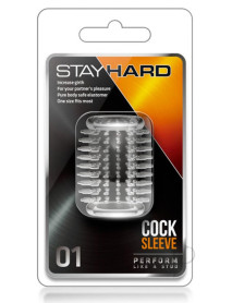 Stay Hard Cock Sleeve 01 Clear
