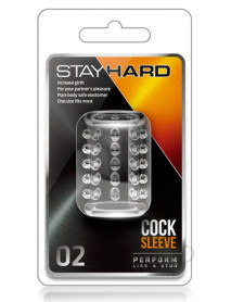 Stay Hard Cock Sleeve 02 Clear