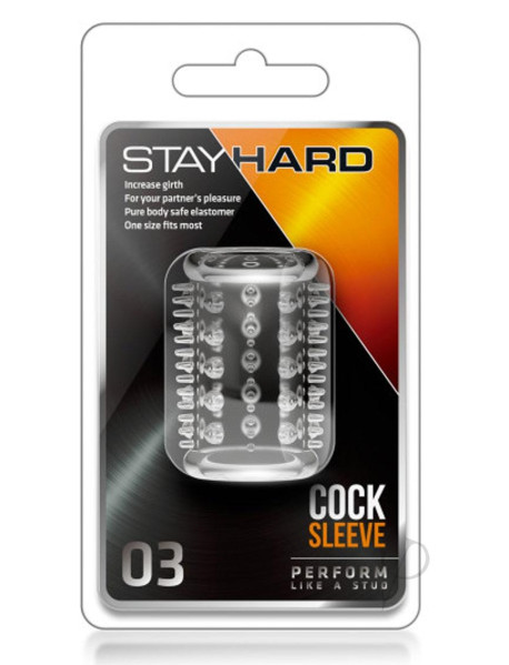 Stay Hard Cock Sleeve 03 Clear