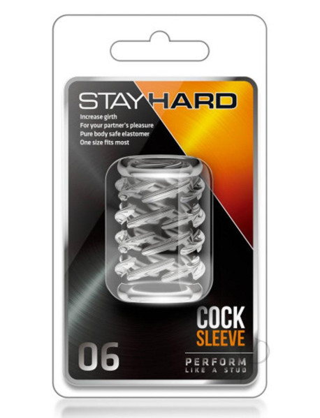 Stay Hard Cock Sleeve 06 Clear