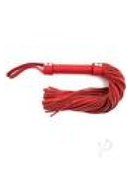 Rouge Short Leather Flogger Red