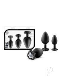 Luxe Bling Plugs Train Kit Blk/wht Gems