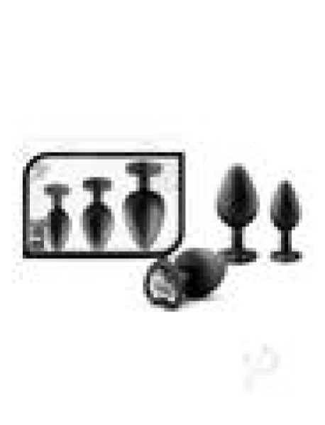 Luxe Bling Plugs Train Kit Blk/wht Gems