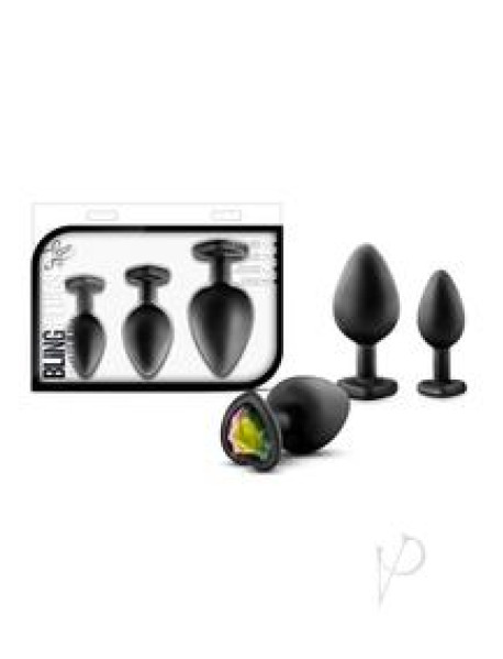 Luxe Bling Plugs Train Kit Blk/rainbow