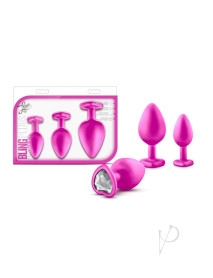 Luxe Bling Plugs Train Kit Pnk/wht Gems