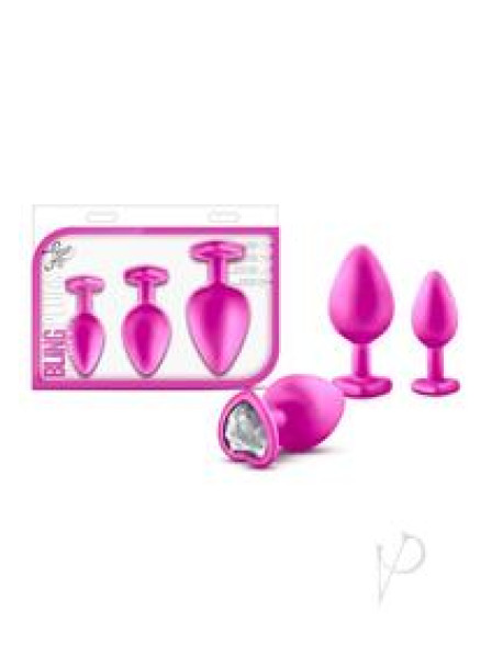 Luxe Bling Plugs Train Kit Pnk/wht Gems