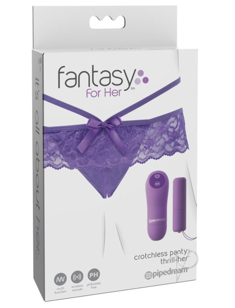 Fantasy For Her Crotchless Panty Thrill