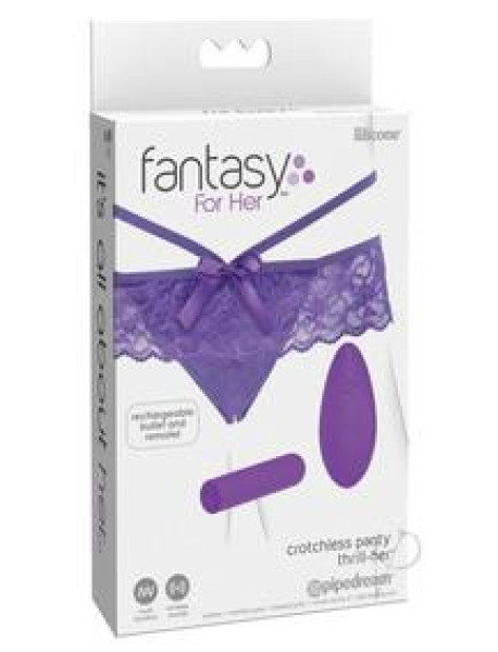 Fantasy For Her Crotchless Panty Thrill