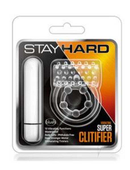 Stay Hard Vibrating Super Clitifier Clea