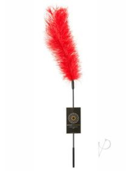 Ostrich Feather Red Tickler Ostrich Feather Red Tickler