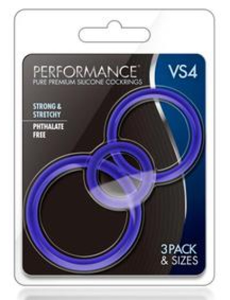 Performance Vs4 Cockring Set Indigo