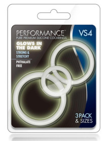 Performance Vs4 Cockring Set White