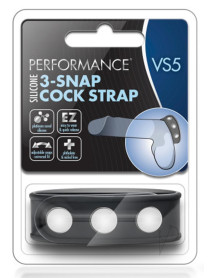 Performance Vs5 3 Snap Cock Strap Blk